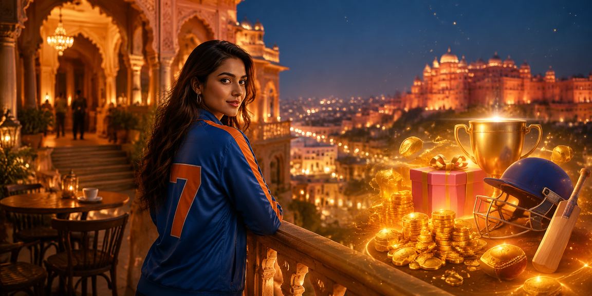 VIP member placing cricket bets in active Mumbai marketplace